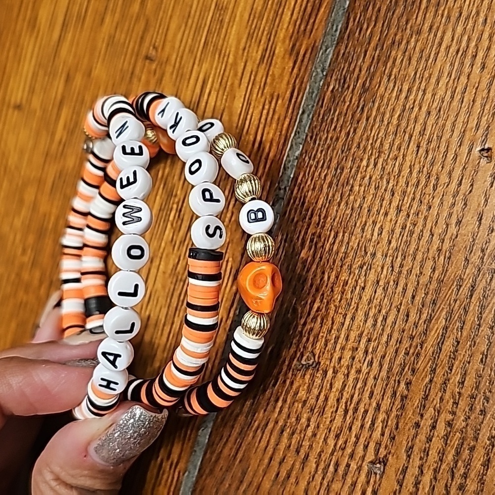 4 layer wrap bracelet for halloween